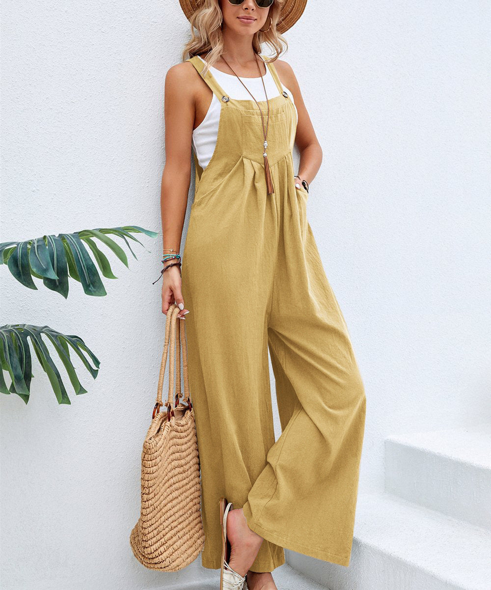 Sunset Boulevard Cotton Jumpsuit - MINOOO's