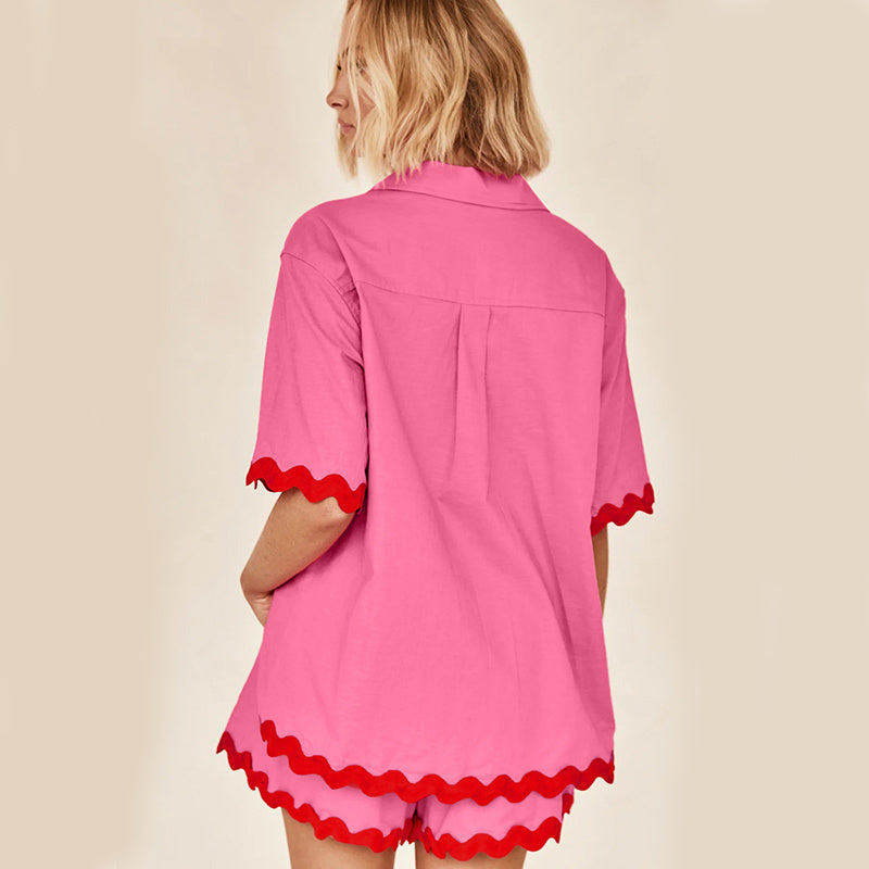 Wave-Trim Chic Co-Ord Set - MINOOO's