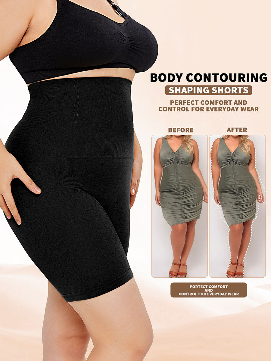 Plus Size Butt Lifting Body Shaper Shorts - MINOOO's