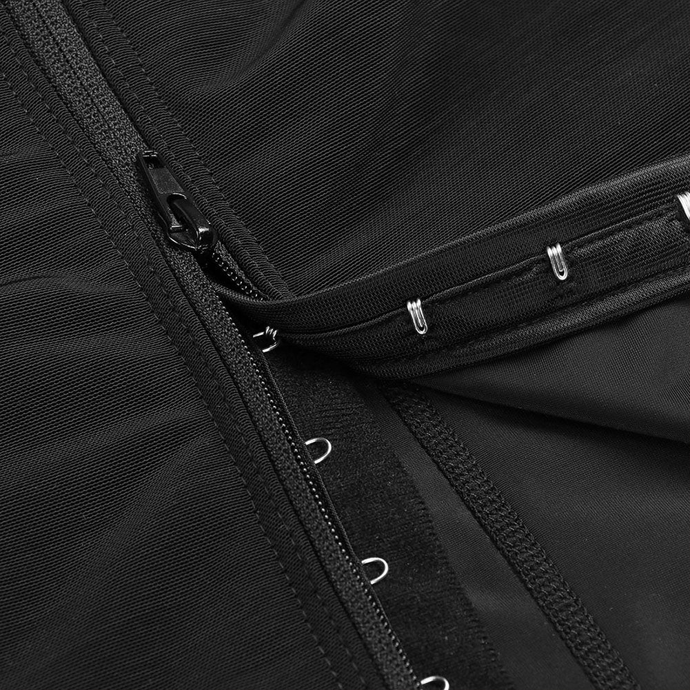 Stretch Mesh Shapewear Pants Zipper - MINOOO's