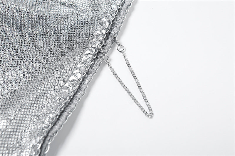 Golden Glamour Sequin Mini Dress - MINOOO's