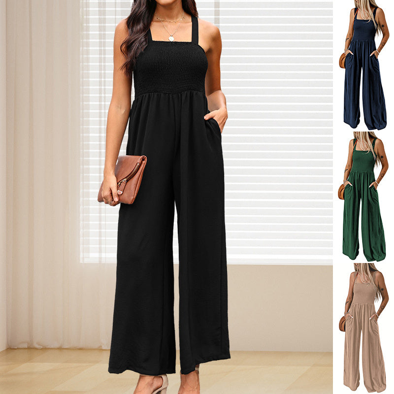 Elegant Summer Square Neck Jumpsuit - MINOOO's