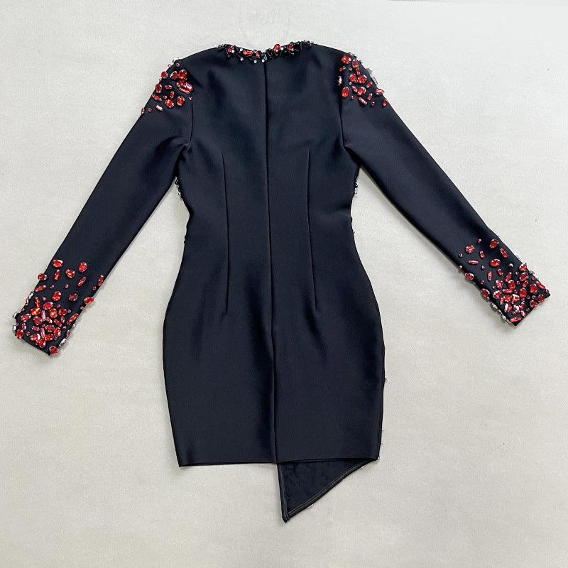 Ruby Embellished Mini Dress - MINOOO's