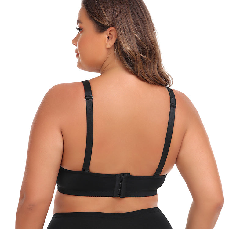 Hollow Mesh Camisole Bra +Size Bra - MINOOO's