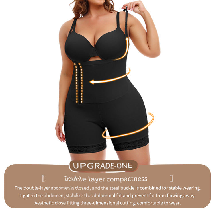 One-piece Waist And Hip Lift Plus Size Shapewear - MINOOO's
