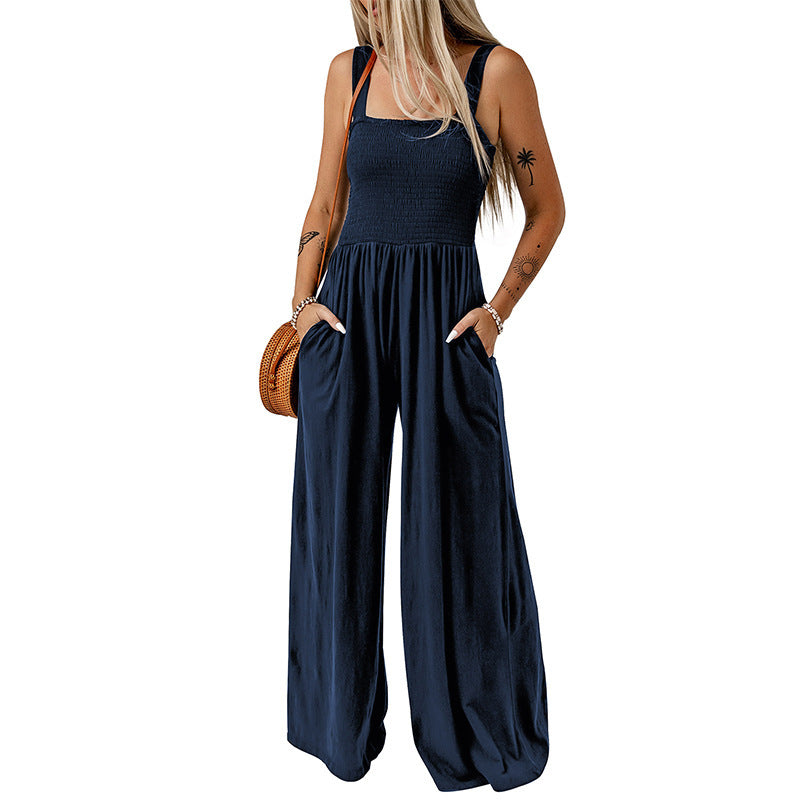 Elegant Summer Square Neck Jumpsuit - MINOOO's