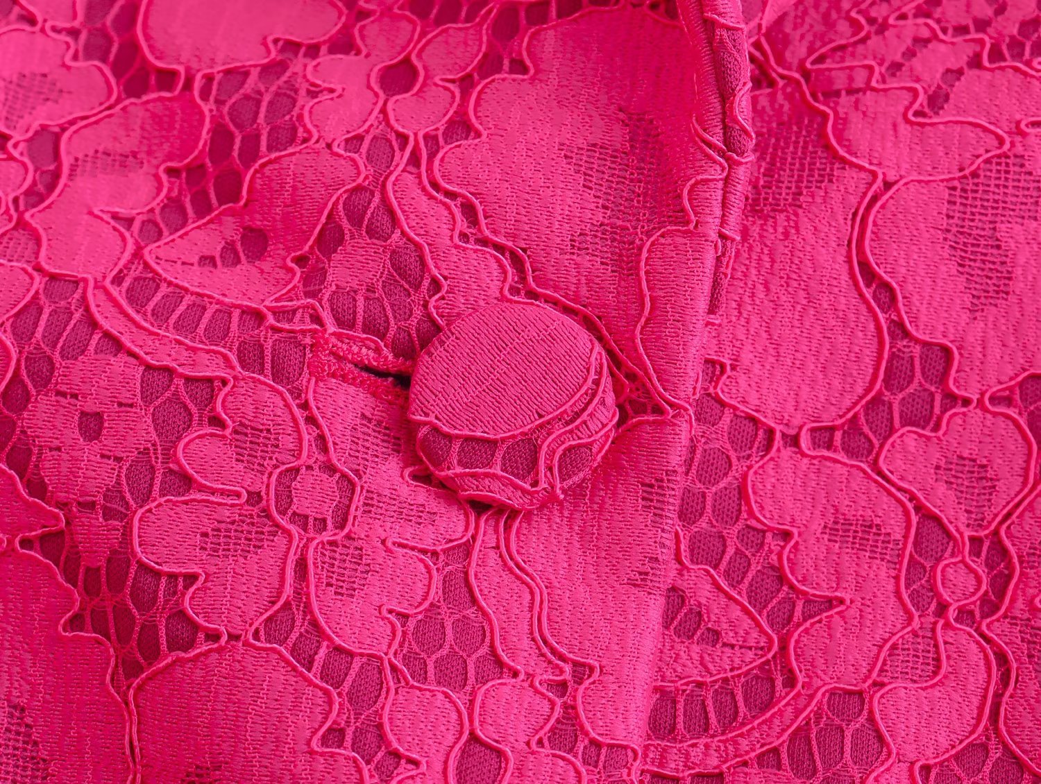 Pink Lace Blazer Suit - MINOOO's