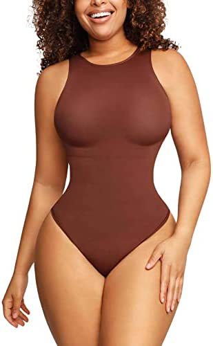 Seamless High-Neck Bodysuit Shapewear - MINOOO's