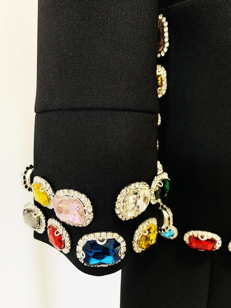 Regal Radiance Jeweled Mini Dress - MINOOO's