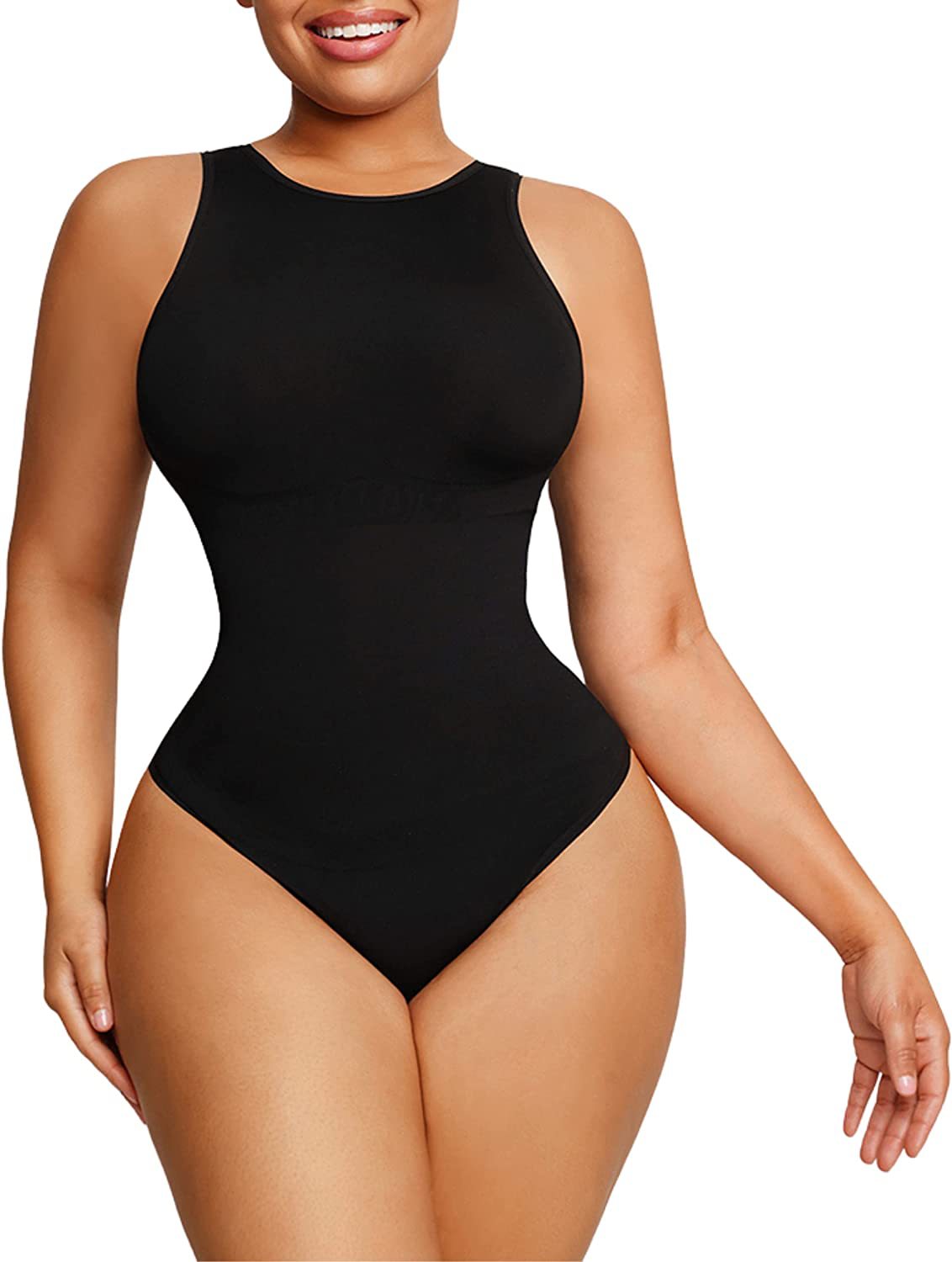Seamless High-Neck Bodysuit Shapewear - MINOOO's