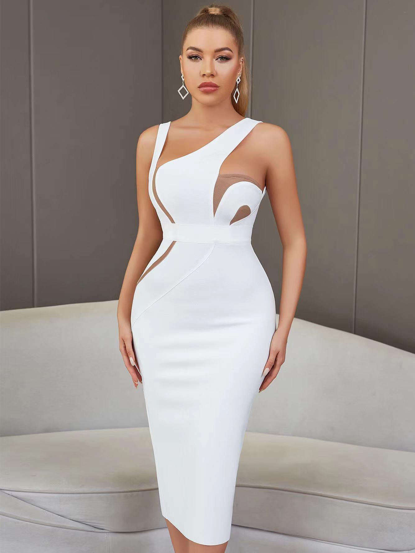 Elegant Cutout Midi Dress - MINOOO's