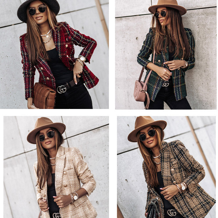 Women's Tweed Blazer Collection - MINOOO's