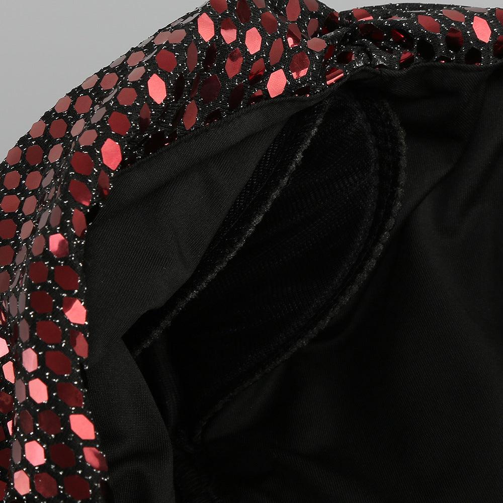 Glamorous One-Shoulder Sequin Mini Dress - MINOOO's