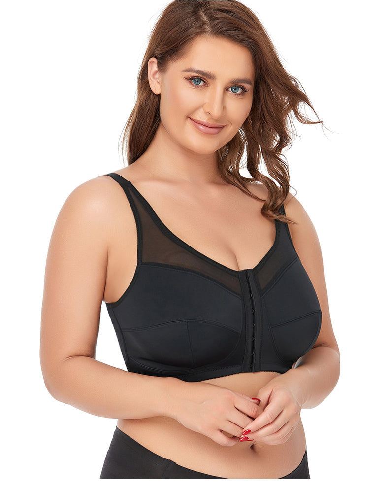 Wireless Lace Big Cup Bra - MINOOO's