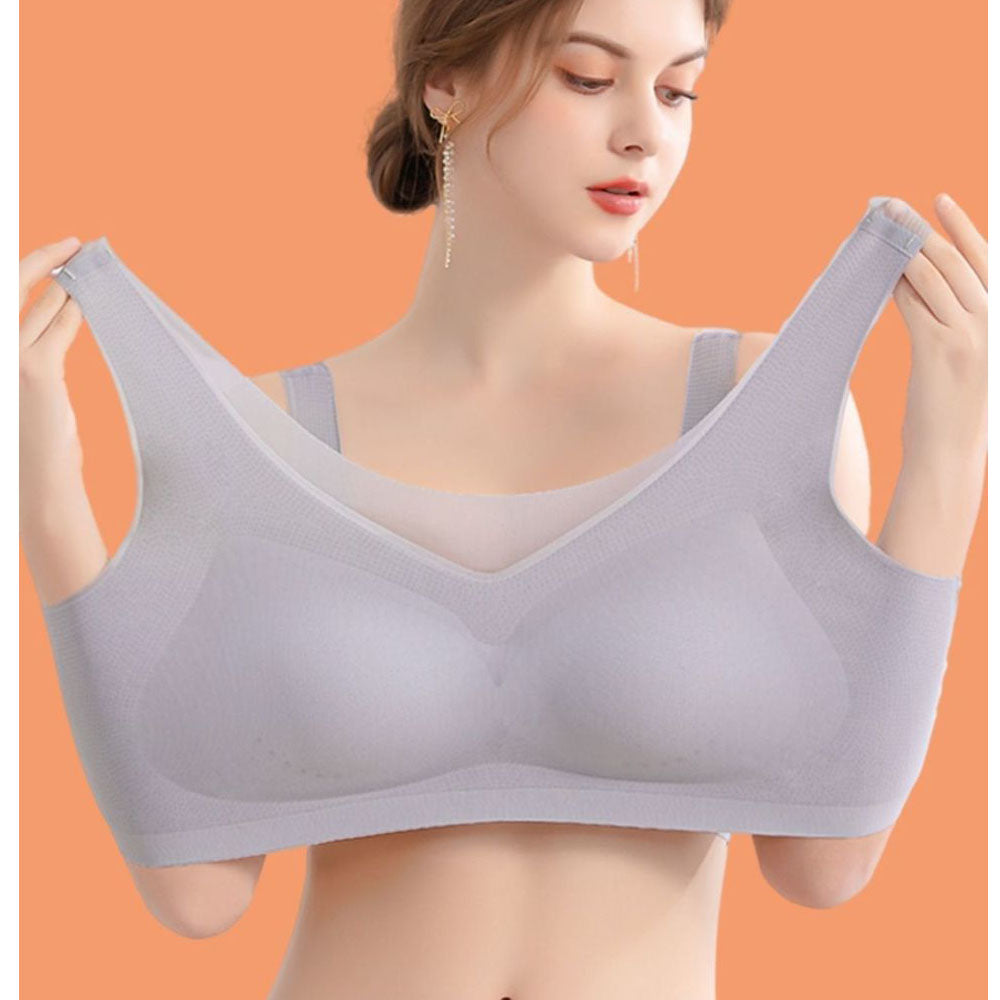 Summer Ultra-thin Ice Silk Seamless Bra Plus Size - MINOOO's