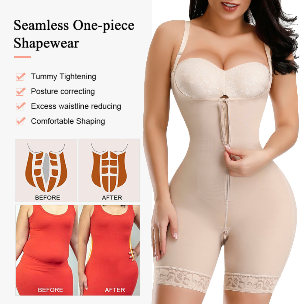 Stretch Mesh Shapewear Pants Zipper - MINOOO's