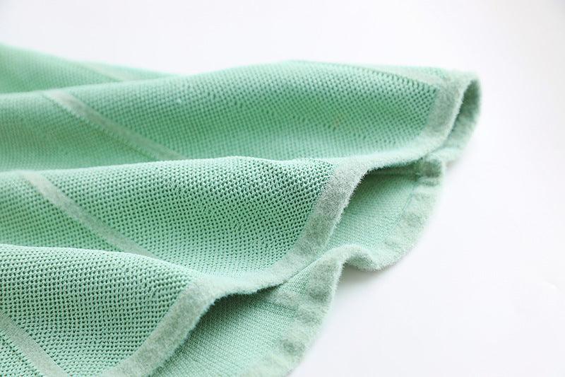 Elegant Mint Knit Blazer Dress - MINOOO's