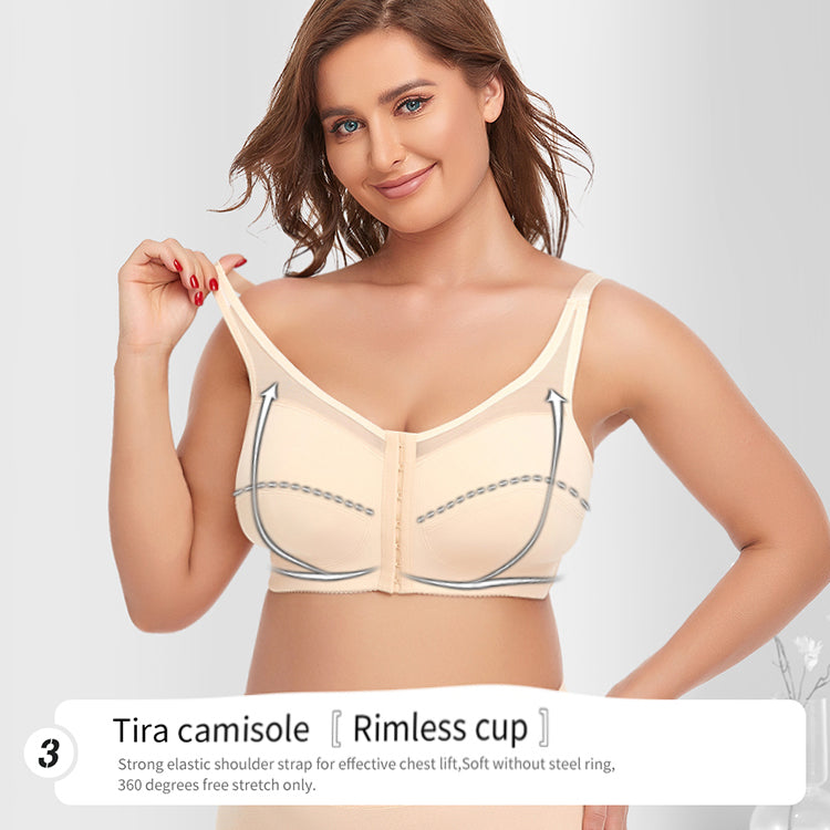 Wireless Lace Big Cup Bra - MINOOO's