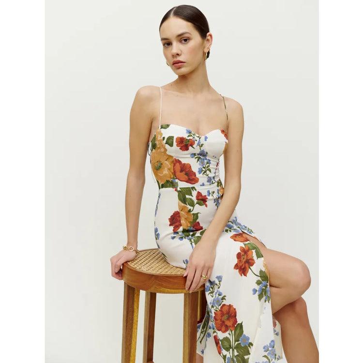 Summer Bloom Midi Dress - MINOOO's