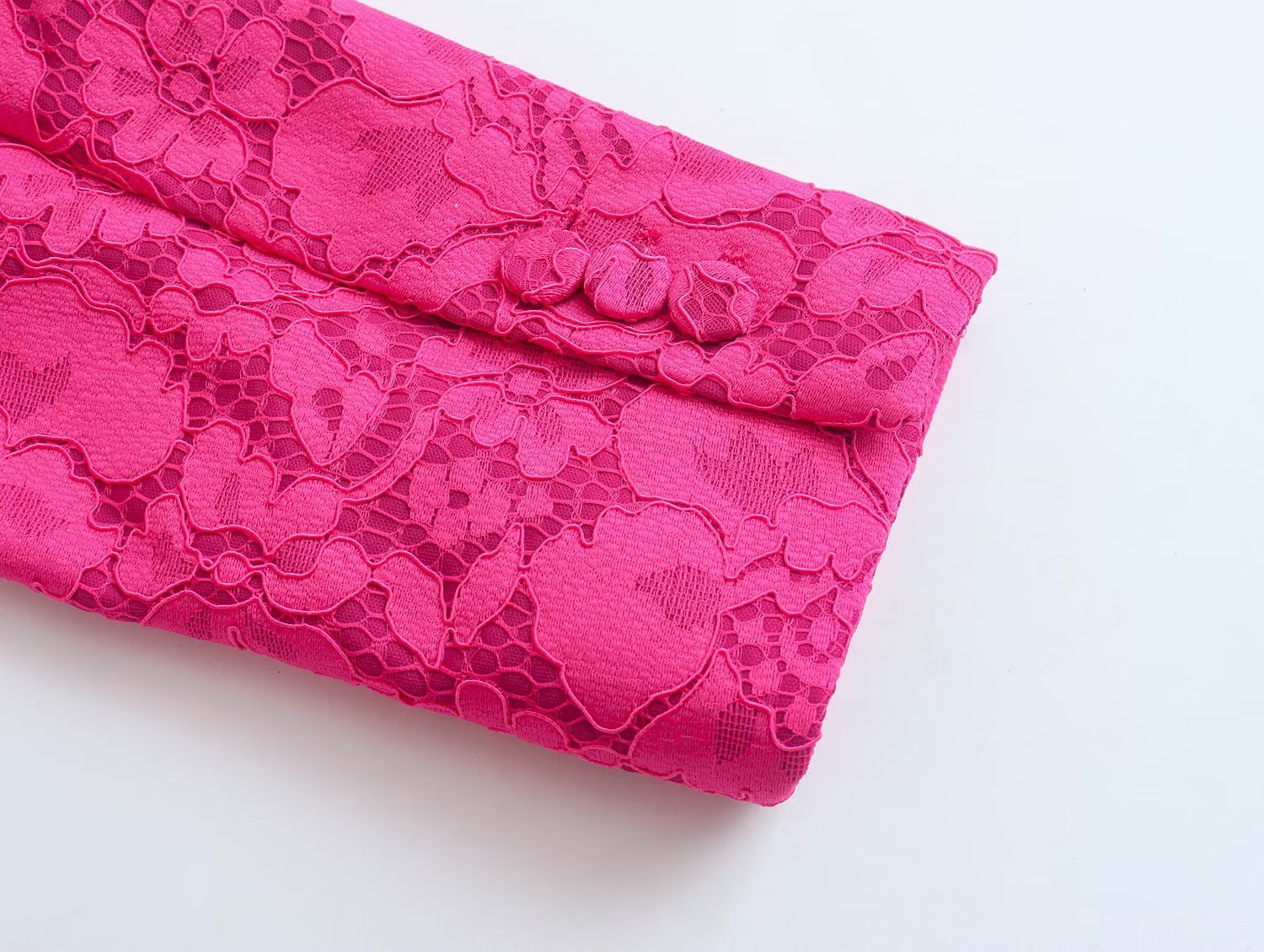 Pink Lace Blazer Suit - MINOOO's