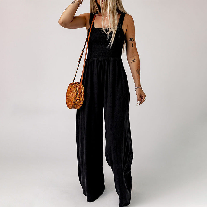 Elegant Summer Square Neck Jumpsuit - MINOOO's