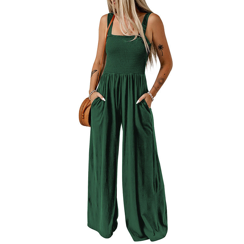 Elegant Summer Square Neck Jumpsuit - MINOOO's