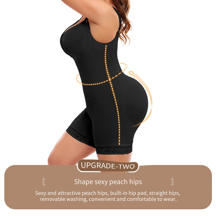 One-piece Waist And Hip Lift Plus Size Shapewear - MINOOO's