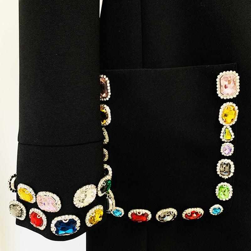 Regal Radiance Jeweled Mini Dress - MINOOO's