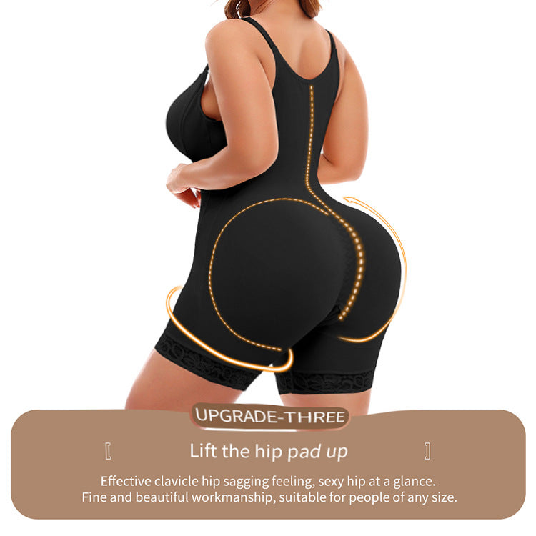 One-piece Waist And Hip Lift Plus Size Shapewear - MINOOO's