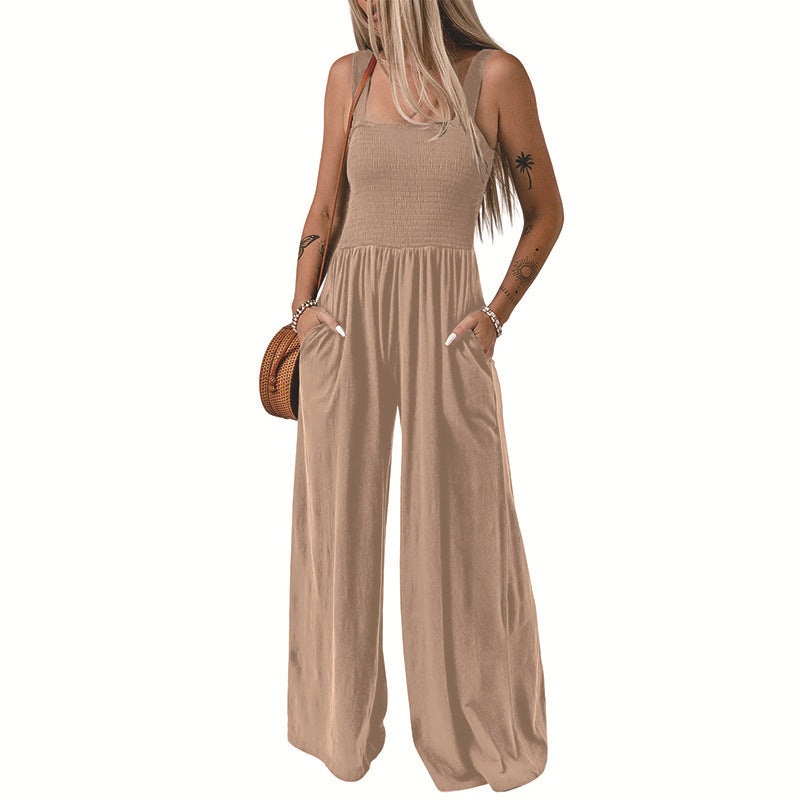 Elegant Summer Square Neck Jumpsuit - MINOOO's