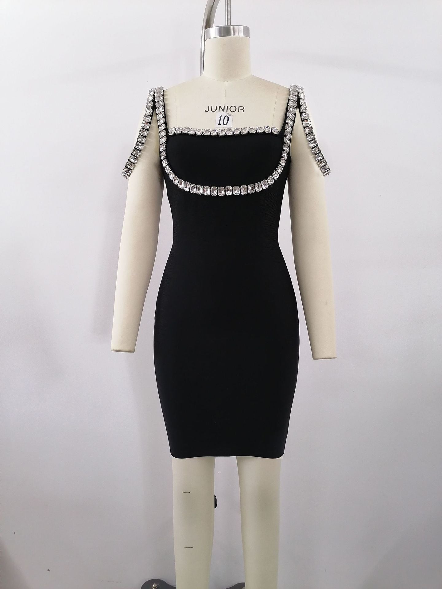 The Midnight Sparkle Slim Fit Dress - MINOOO's