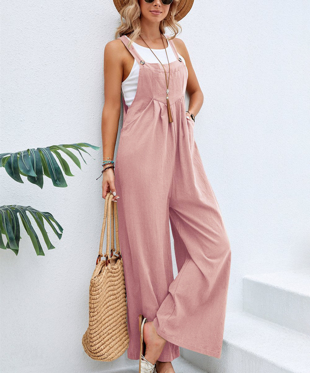 Sunset Boulevard Cotton Jumpsuit - MINOOO's