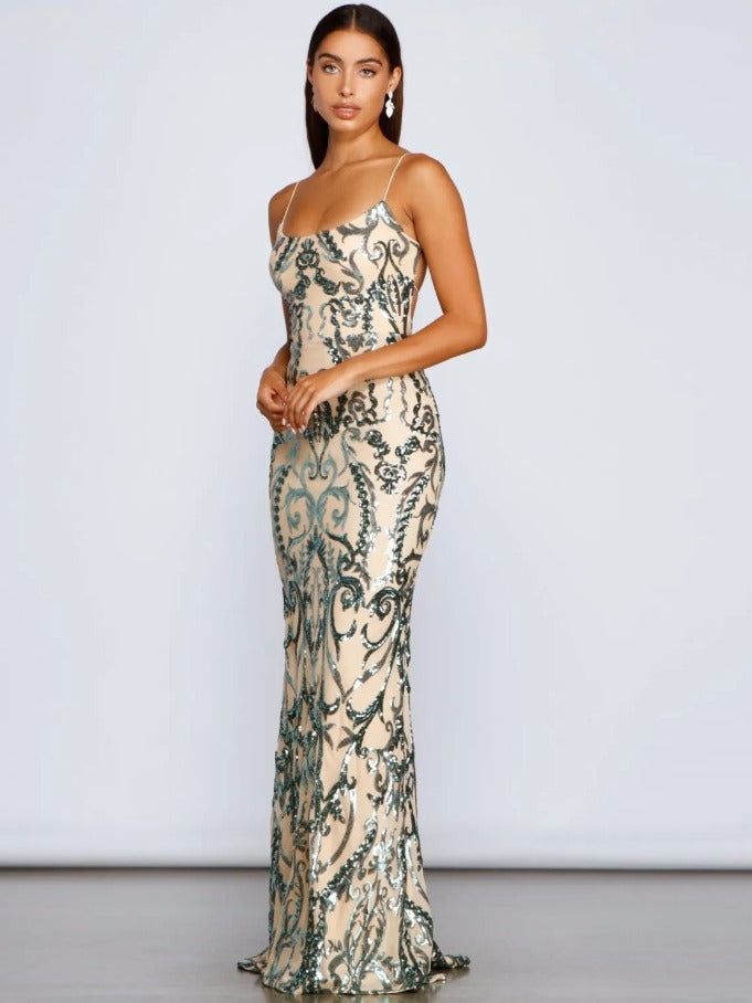 Mermaid Sequin Gown