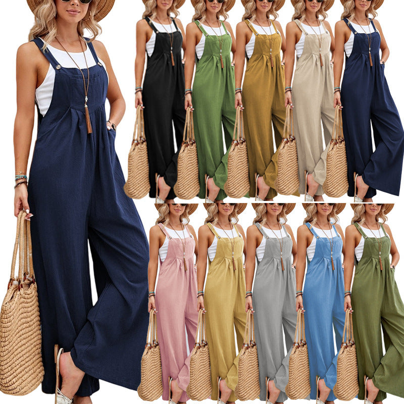 Sunset Boulevard Cotton Jumpsuit - MINOOO's
