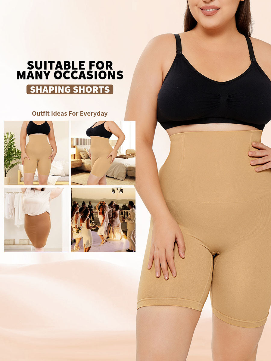 Plus Size Butt Lifting Body Shaper Shorts - MINOOO's