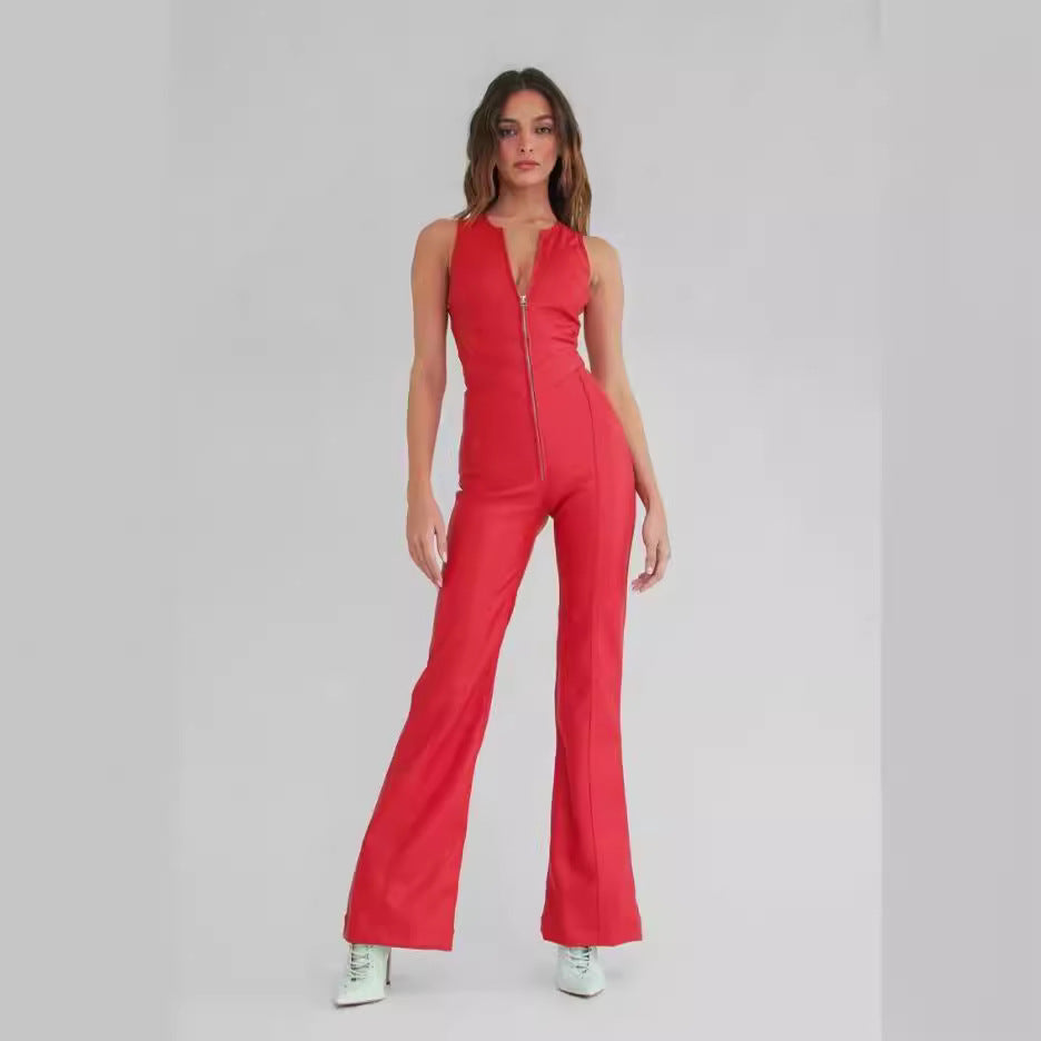 Retro Revival Denim Jumpsuit - MINOOO's