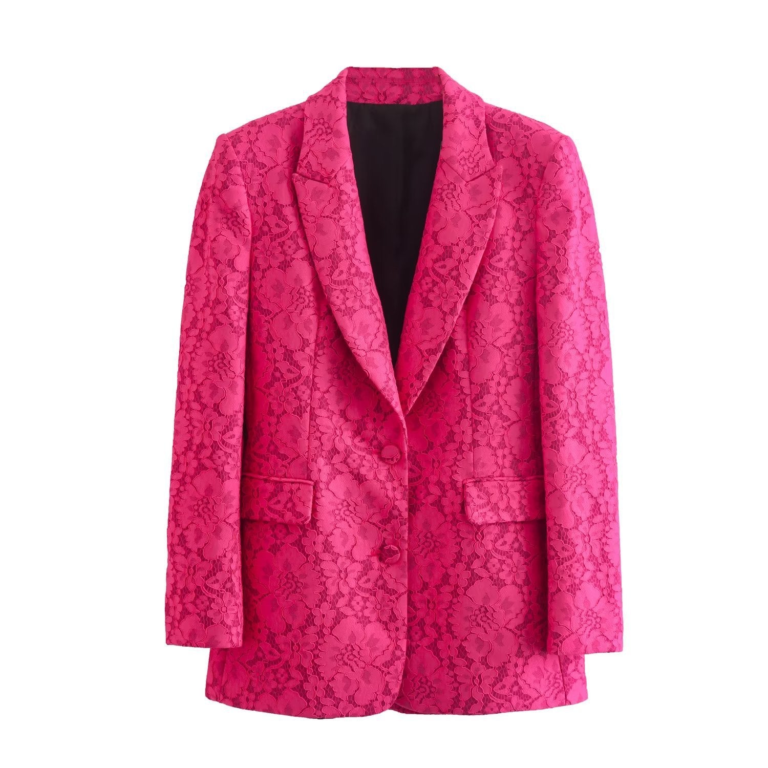 Pink Lace Blazer Suit - MINOOO's